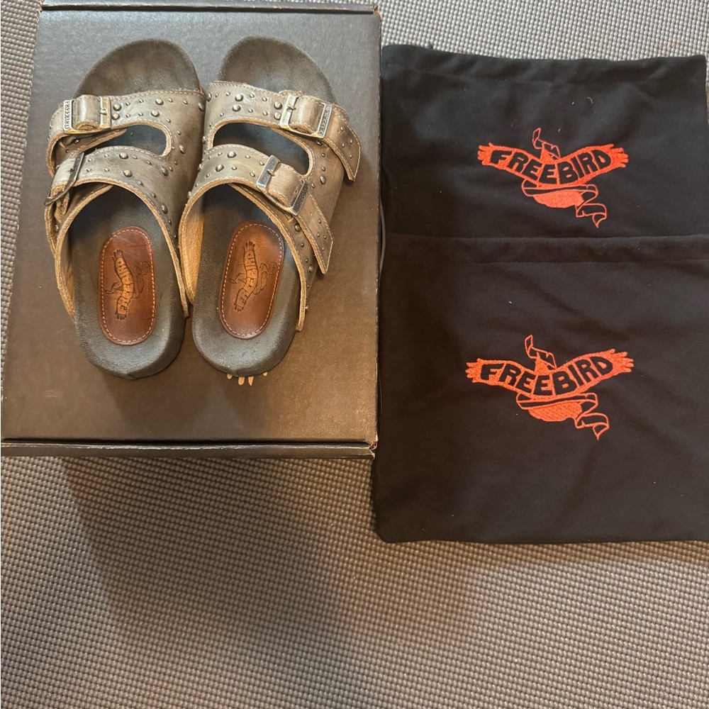 Freebird Asher Blue Sandals - Size 6